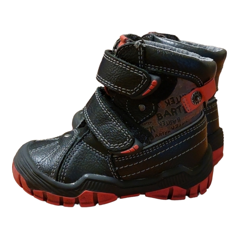 Infant Black Ankle Boots Bartek Size 21(US 5.5M)